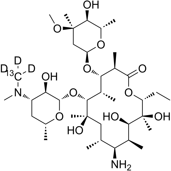 Erythromycylamine-13C,d3 (erythromycylamine-13C,d3)